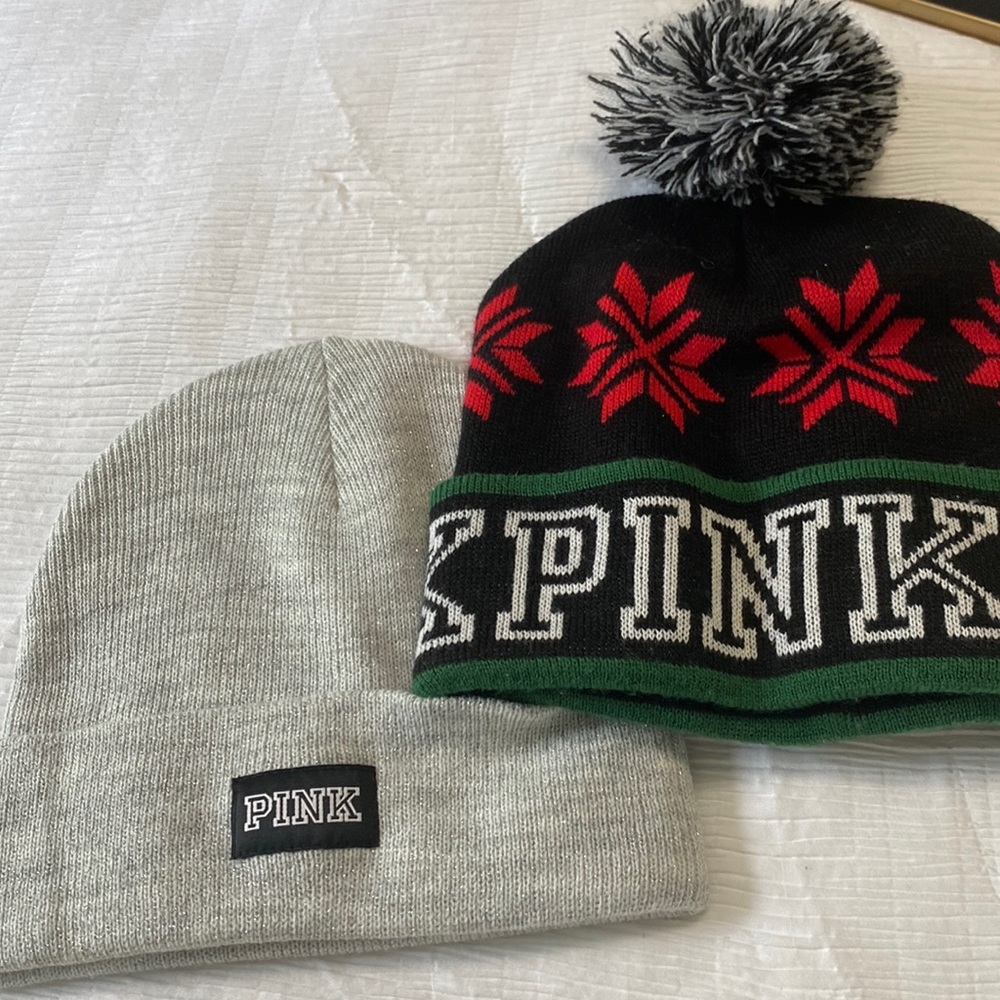 VS PINK beanies
